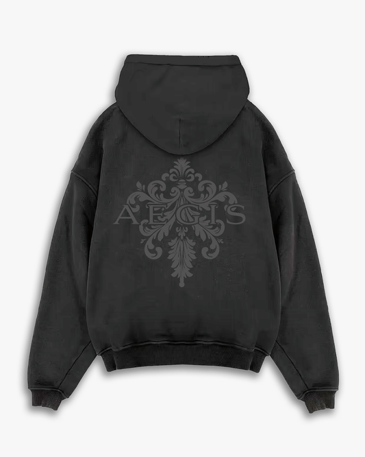 Black Baroque Hoodie