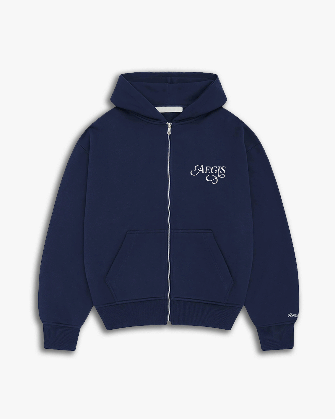 Navy Zip Hoodie